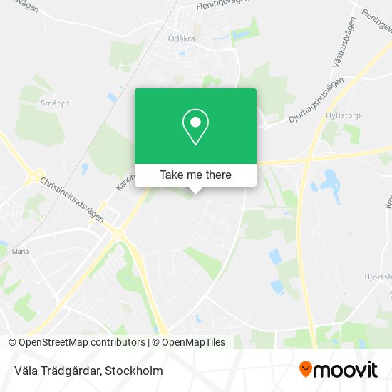 Väla Trädgårdar map