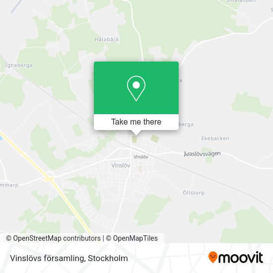Vinslövs församling map