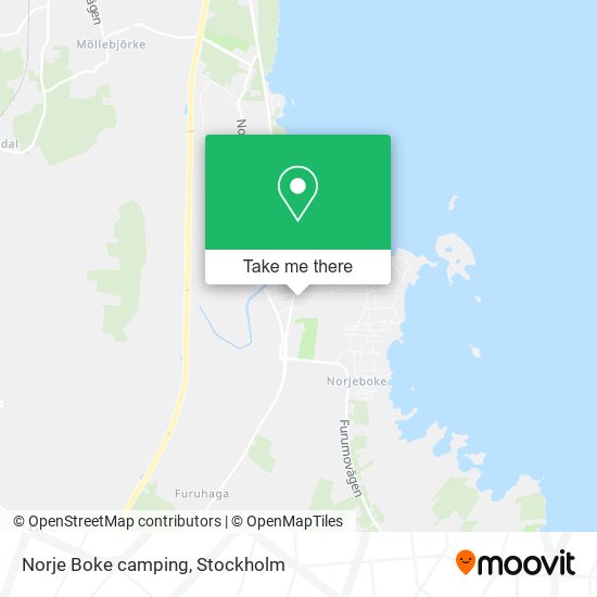 Norje Boke camping map