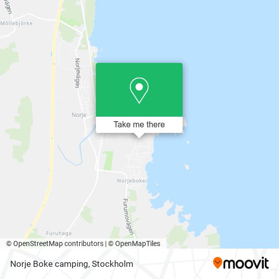 Norje Boke camping map