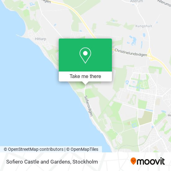 Sofiero Castle and Gardens map