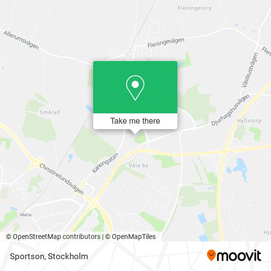 Sportson map