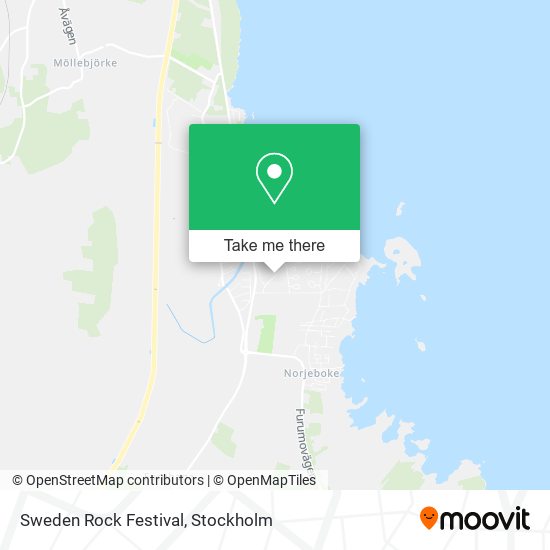 Sweden Rock Festival map
