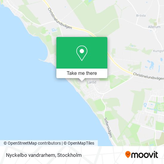 Nyckelbo vandrarhem map