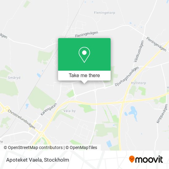 Apoteket Vaela map