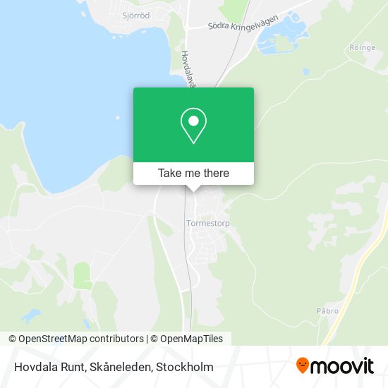 Hovdala Runt, Skåneleden map
