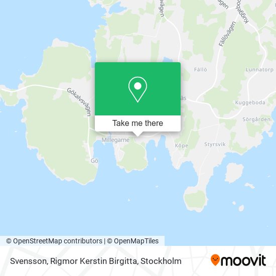 Svensson, Rigmor Kerstin Birgitta map
