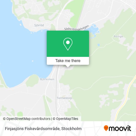 Finjasjöns Fiskevårdsområde map