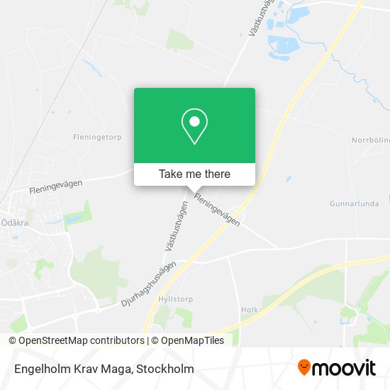 Engelholm Krav Maga map