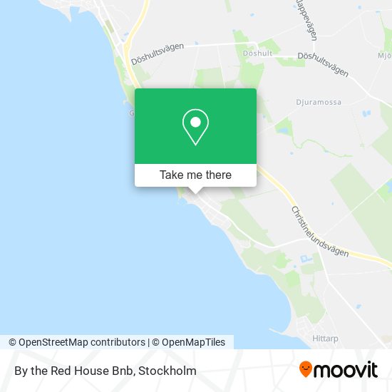 By the Red House Bnb map