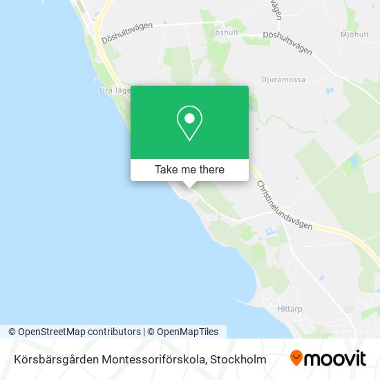 Körsbärsgården Montessoriförskola map