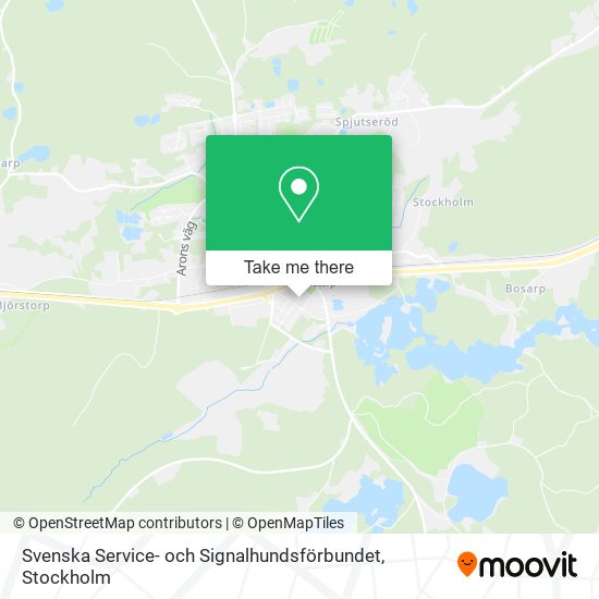 Svenska Service- och Signalhundsförbundet map