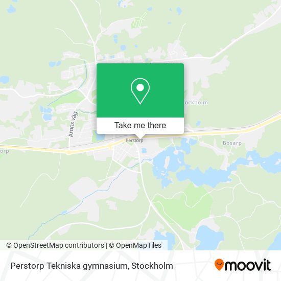 Perstorp Tekniska gymnasium map