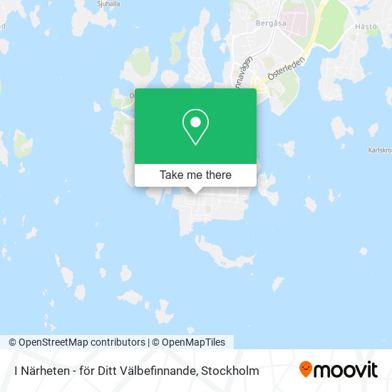 I Närheten - för Ditt Välbefinnande map