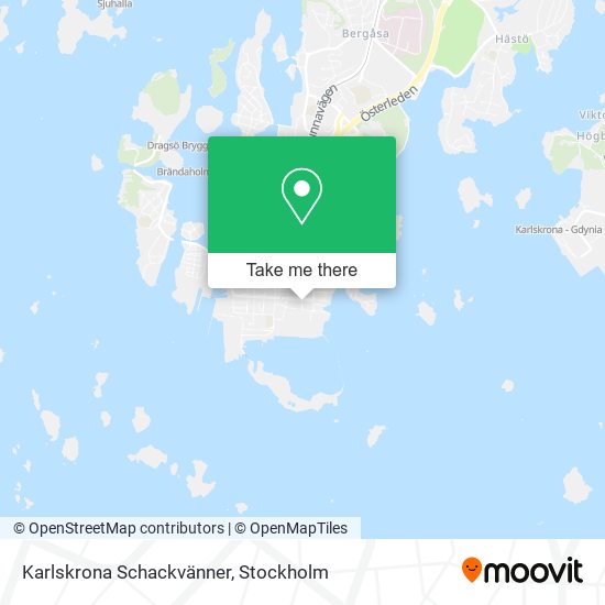 Karlskrona Schackvänner map