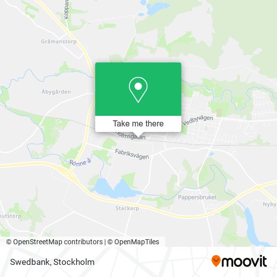 Swedbank map