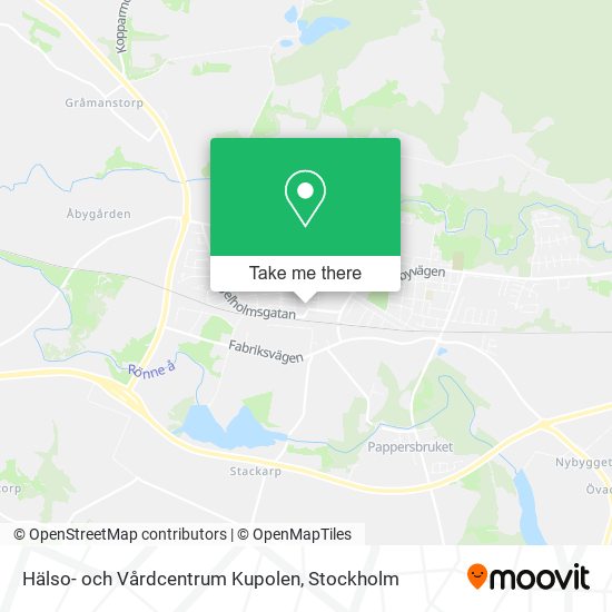 Hälso- och Vårdcentrum Kupolen map