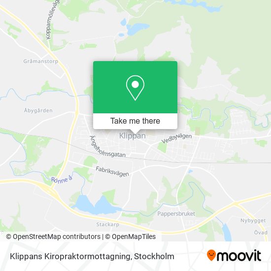 Klippans Kiropraktormottagning map