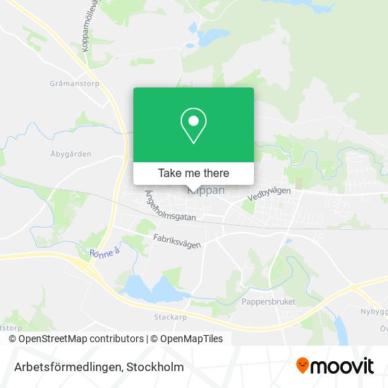 Arbetsförmedlingen map