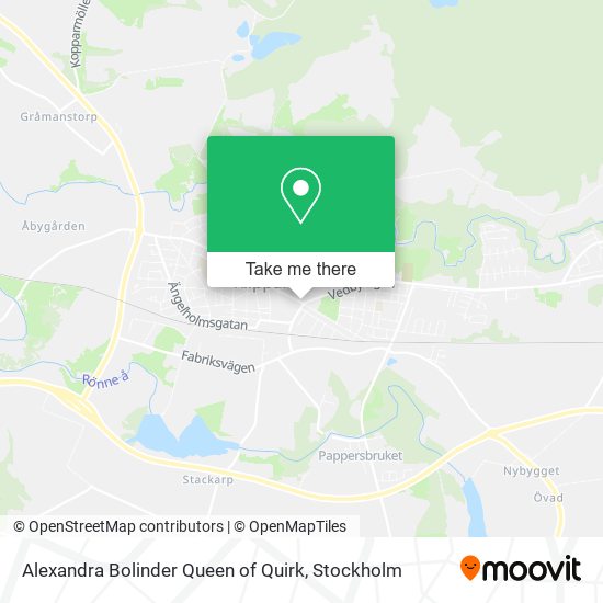 Alexandra Bolinder Queen of Quirk map