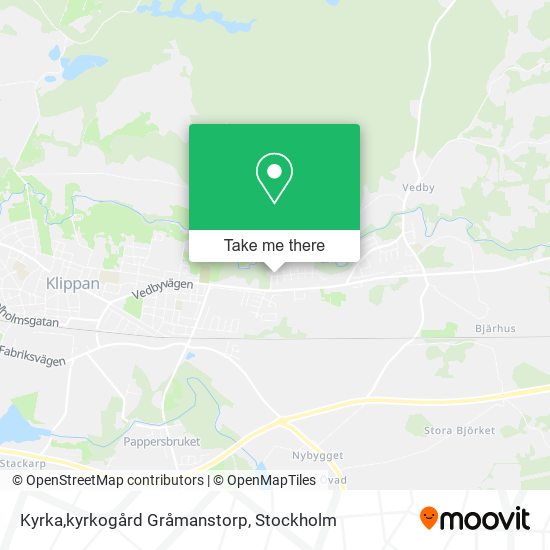 Kyrka,kyrkogård Gråmanstorp map