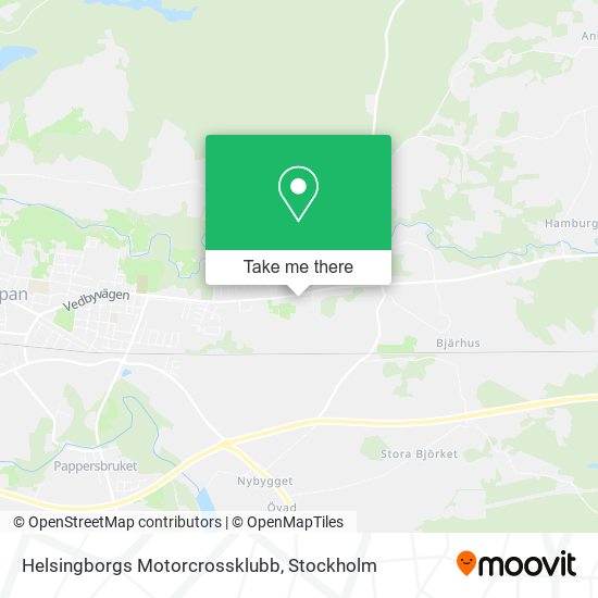 Helsingborgs Motorcrossklubb map