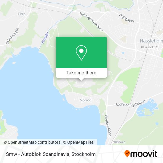 Smw - Autoblok Scandinavia map
