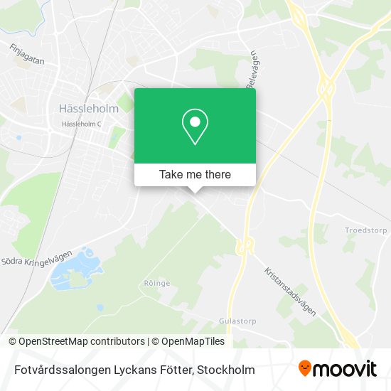 Fotvårdssalongen Lyckans Fötter map