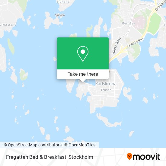 Fregatten Bed & Breakfast map