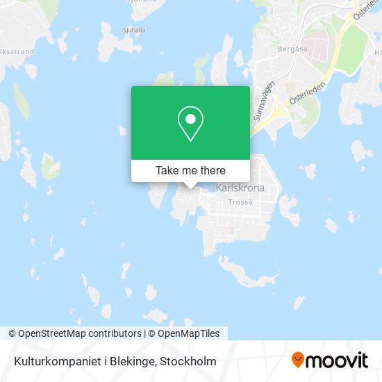 Kulturkompaniet i Blekinge map