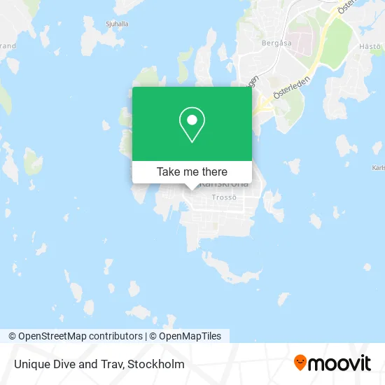 Unique Dive and Trav map
