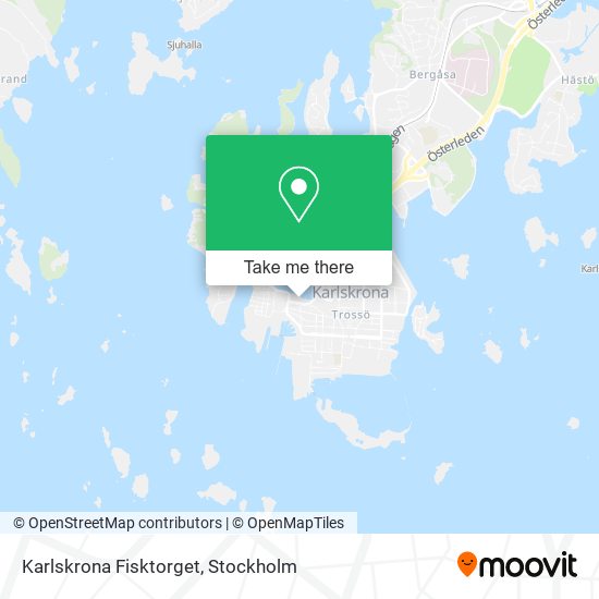 Karlskrona Fisktorget map