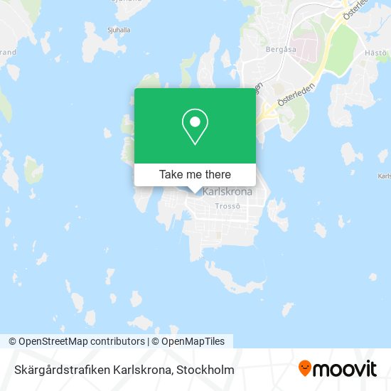 Skärgårdstrafiken Karlskrona map