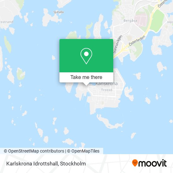 Karlskrona Idrottshall map