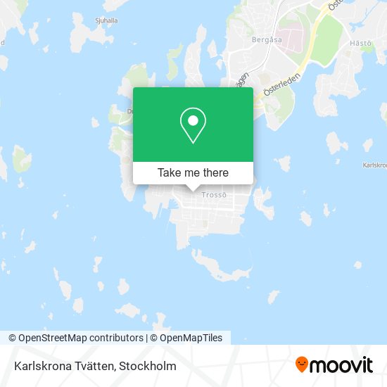 Karlskrona Tvätten map