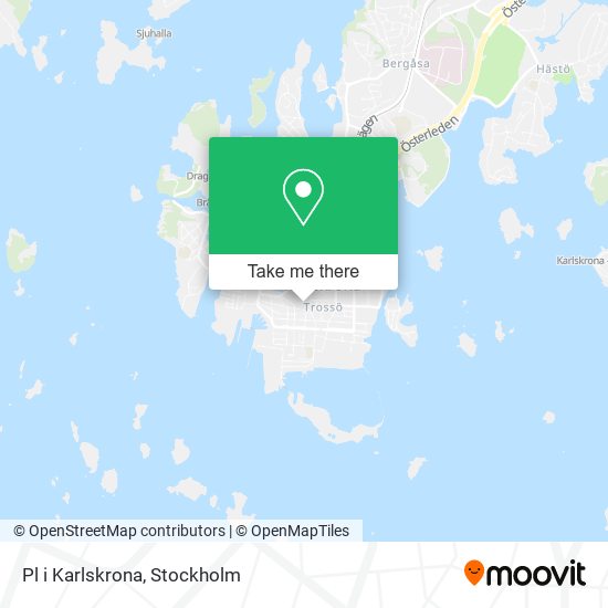 Pl i Karlskrona map