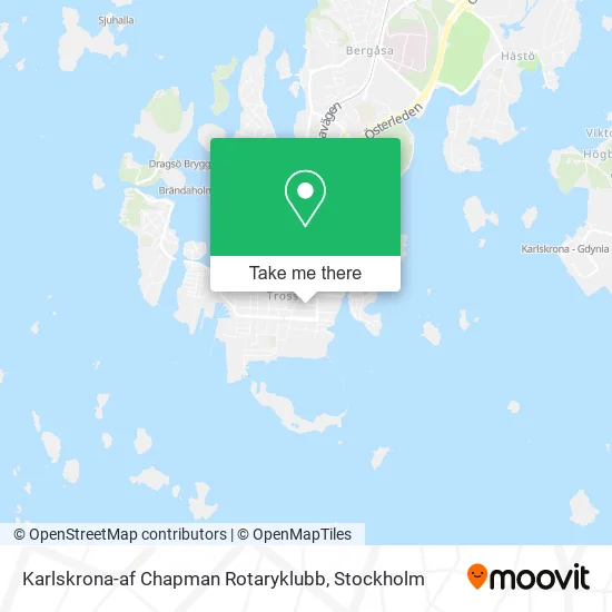 Karlskrona-af Chapman Rotaryklubb map