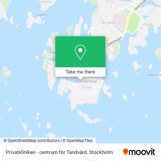 Privatkliniken - centrum för Tandvård map