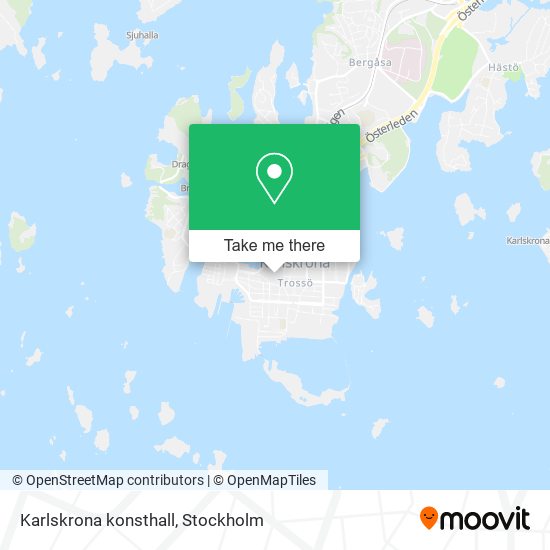 Karlskrona konsthall map