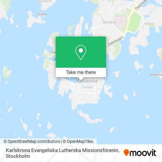 Karlskrona Evangeliska Lutherska Missionsförenin map