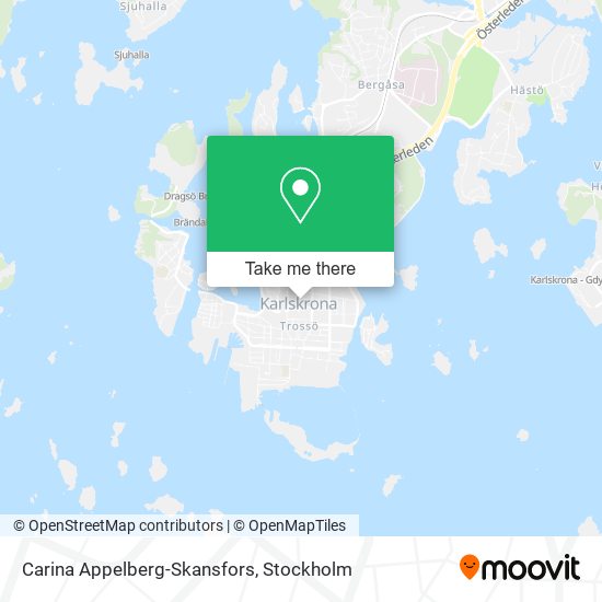 Carina Appelberg-Skansfors map