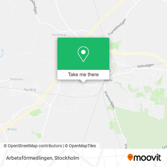 Arbetsförmedlingen map