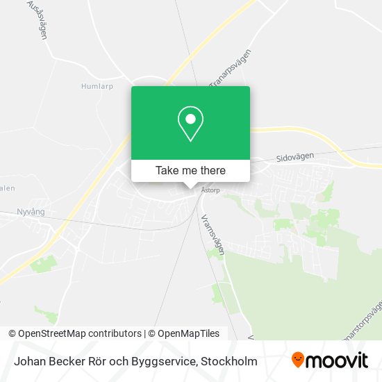 Johan Becker Rör och Byggservice map