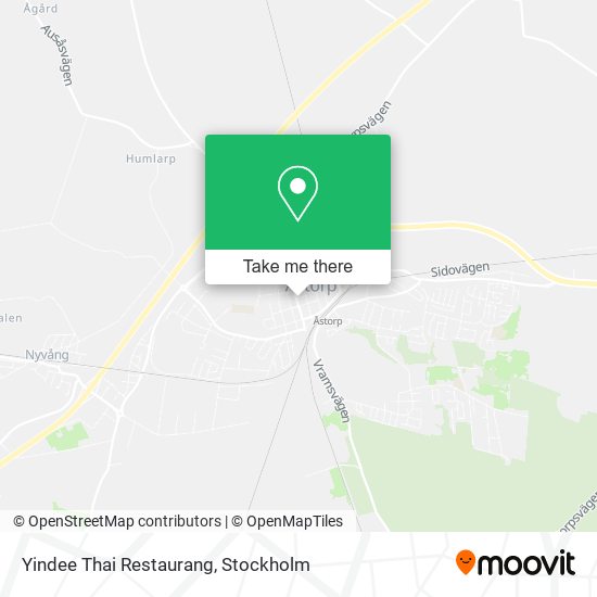 Yindee Thai Restaurang map