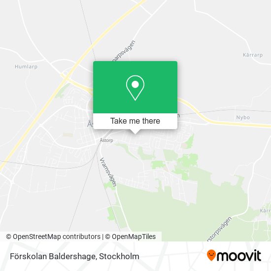 Förskolan Baldershage map