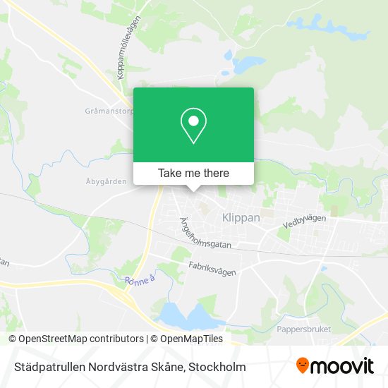 Städpatrullen Nordvästra Skåne map