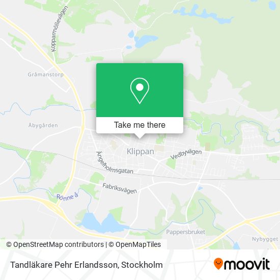 Tandläkare Pehr Erlandsson map