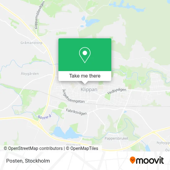 Posten map