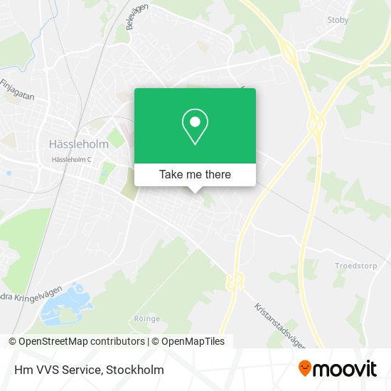 Hm VVS Service map