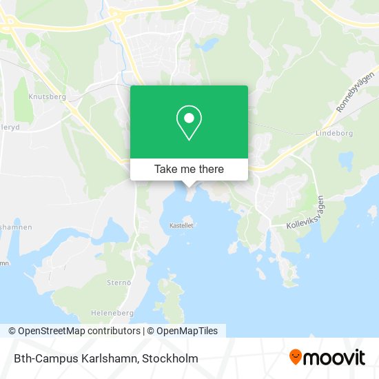 Bth-Campus Karlshamn map